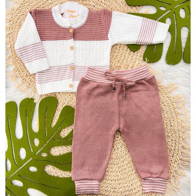  Conj de Linha Palito- Rose