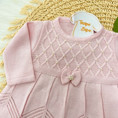  Vestido Princesa Com Meia Calca - Rosa 