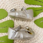 Sapato Boneca - Dourado com Laço Frontal