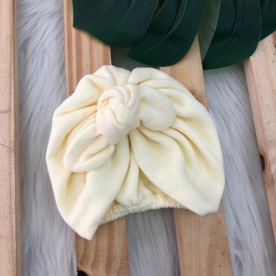  Turbante de linha- Amarelo