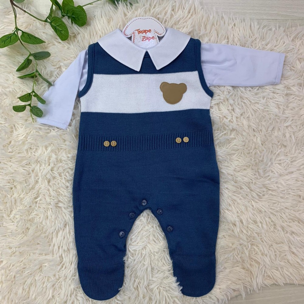 Macacão de linha Guilherme Azul Jeans
